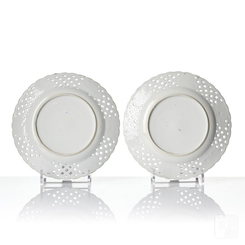 A set of 11 blue and white dessert plates, - 图10
